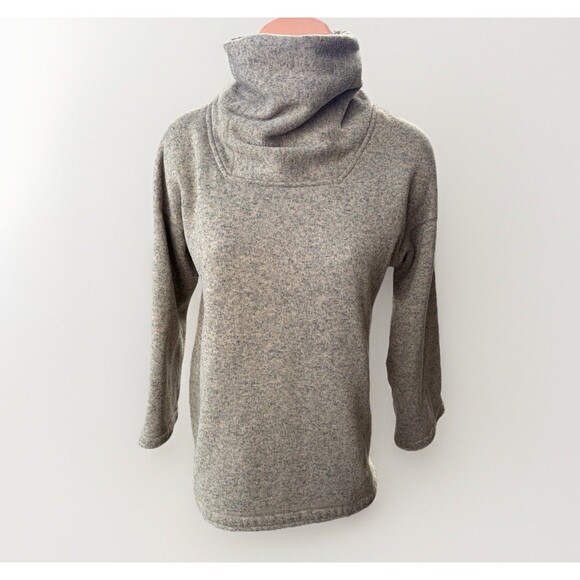 Stio Womens Fleece Outdoor Sweater Size S Embroidered Funnel Neck Hiking - Picture 1 of 7